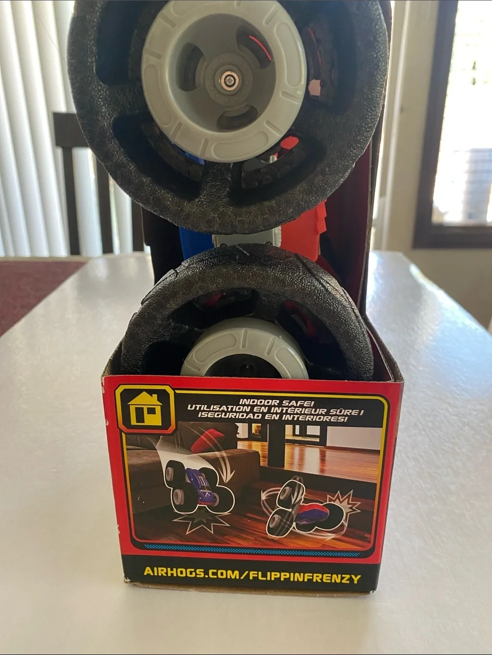 AirHogs Super Soft Flippin' Frenzy 360° Tornado Action RC Car - Blue NWOT
